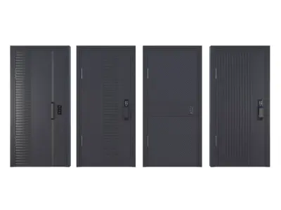 interior door 3D model 38