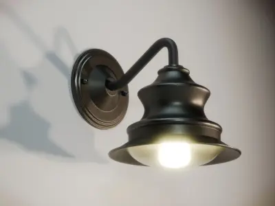 Lamp outdoor 01 3D model