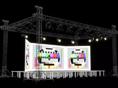Studio Stage System 3D model