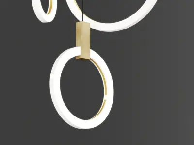 Banbury Hanging Lamp by Romatti 3D model