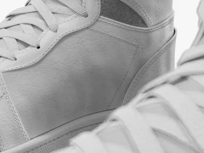  High Top Retro Sports Sneakers White 