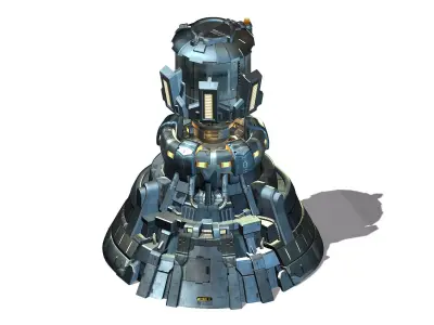 Functional mechanical object 04 3D model