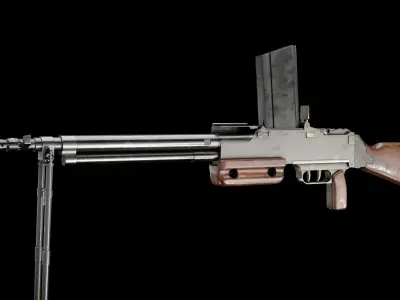 Chatellerault FM M24-29 Low-poly 3D model