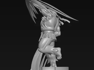 Ken Masters Shoryuken - Street Fighter 3D Printable STL 3D print model