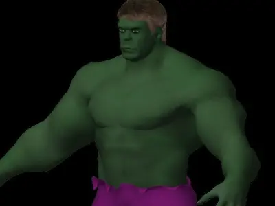 Hulk Character Low-poly 3D model