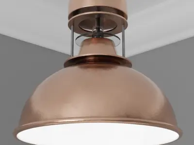 Pendant Ceiling Light P584C Low-poly 3D model