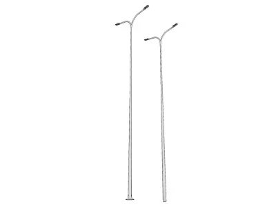 Light Pole - Lamp Post 18 3D model