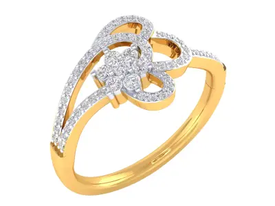  Women Ring Render 3dm STL MTL SLC JCD OBJ FBX Details 3D print model 34