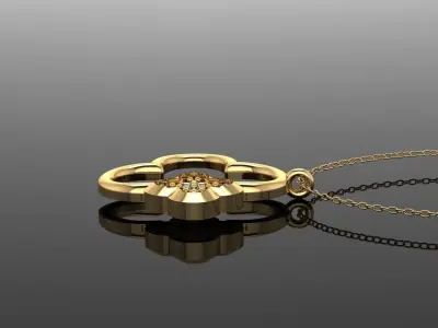 Pendant P097 3D Print Model 3D print model