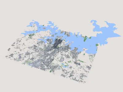 Sydney City Australia 3D model