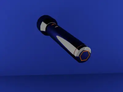 Flash light Free low-poly 3D model