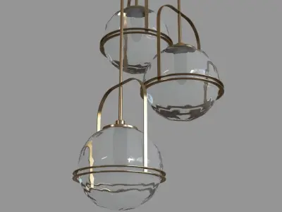 Mimac 3 Lt Cluster Pendant 3D model