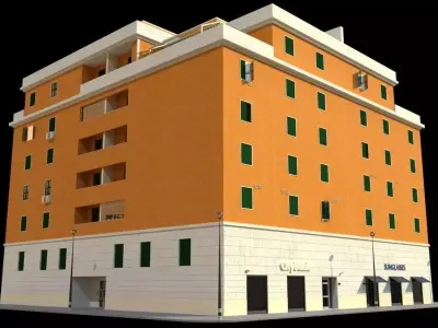 Building 13 3D model purchase