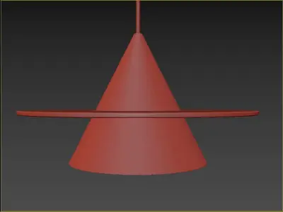 Spar pendant lamp 3D model