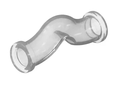 Transparent Crossover Fitting 3D model