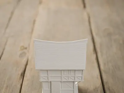 STYLIZED MEDIEVAL BUILDING PRINTABLE PACK 3D print model