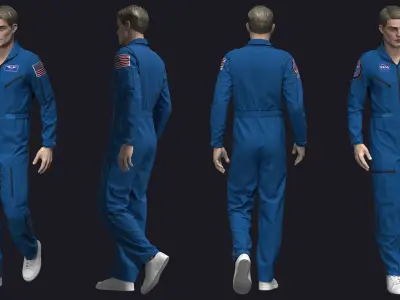 NASA FLIGHT SUIT 3D model