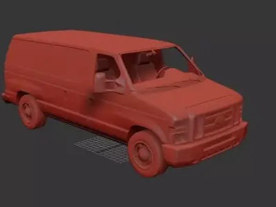F E series Van 2011 3D print model