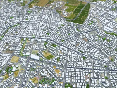 Holon Israel Low-poly 3D model