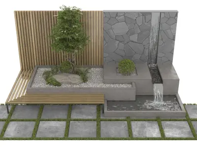 Landscape Furniture 2 3D model