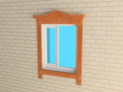 jamb on the window 3D model