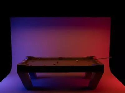 billiard table 3D model