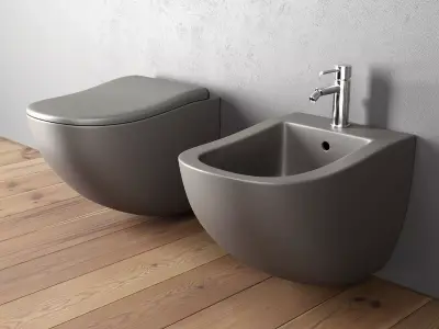 Ceramica Cielo Fluid Wall-Hung WC 3D model