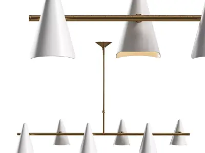 Coco Linear Chandelier 3D model