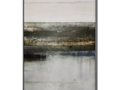 Abstract Painting Frame set 3D model 641