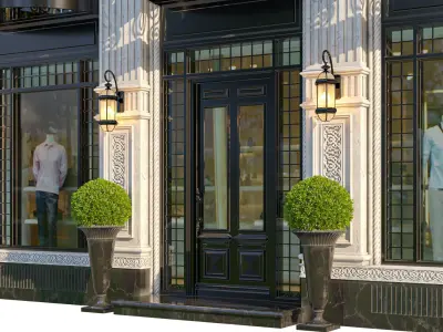 Modern Classic house 4 3D model