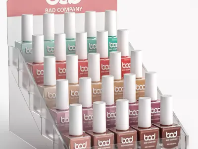 Nail polish set 3D model