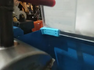 Mini lathe accessory Window to prevent cutting fluid leakage 3D print model