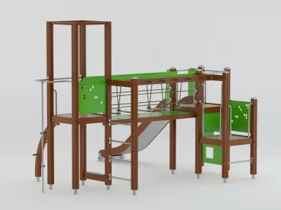 Lappset Activity Tower 05 3D model