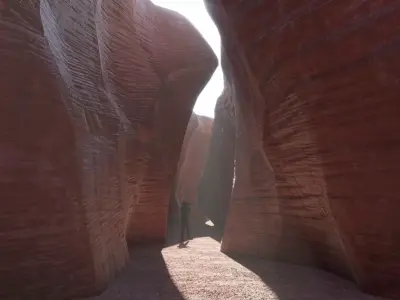 Antelope Canyon Low Poly Low-poly 3D model
