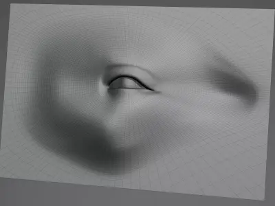Transforming Eye Tablet Blender Asset 3D model