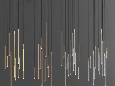 Nano Tube Light Collection 3D model