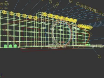 3DS Max 2014 Stage Concert 20 3D model