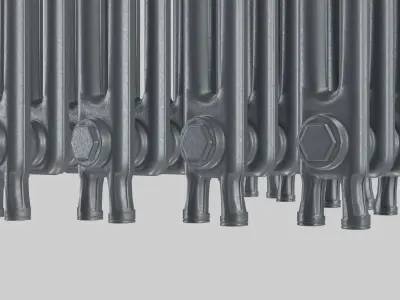 Classic Cast Iron Radiator 2C Collection 3D model