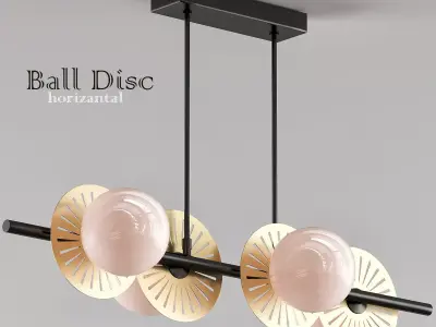 Balls  Discs Horizontal 4 3D model