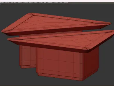 CENTER TABLE STERN Low-poly 3D model