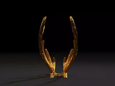 Antlers Voronoi 3D print model