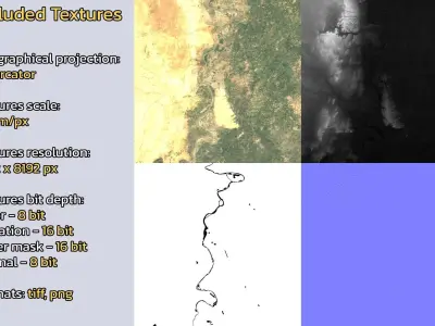 Hyderabad City Pakistan City Landscape 3D Model 3D model