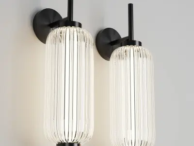 elma wall lamp Low-poly 3D model