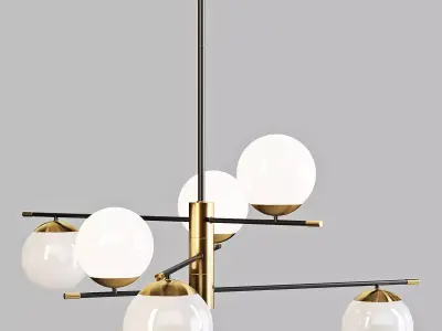 Maytoni Nostalgia MOD048PL-06G - Pendant Lamp 3D model
