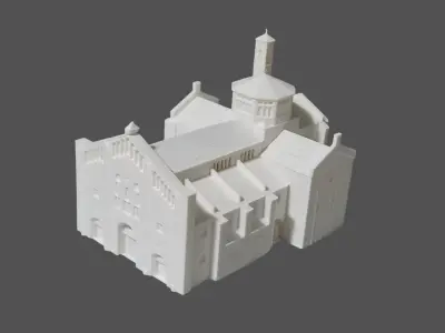 Basilica of San Michele Maggiore 3D Print Model 3D print model