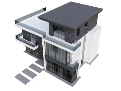 Modern Villa Exterior 3D model