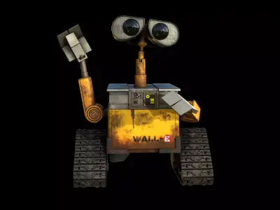 WALL-EE Low-poly 3D model