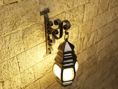 Medieval Lantern 3D model get