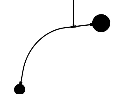 balance pendantby glass 3D model