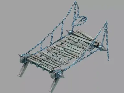 Underground Palace Entrance - Iron Bridge 3D model